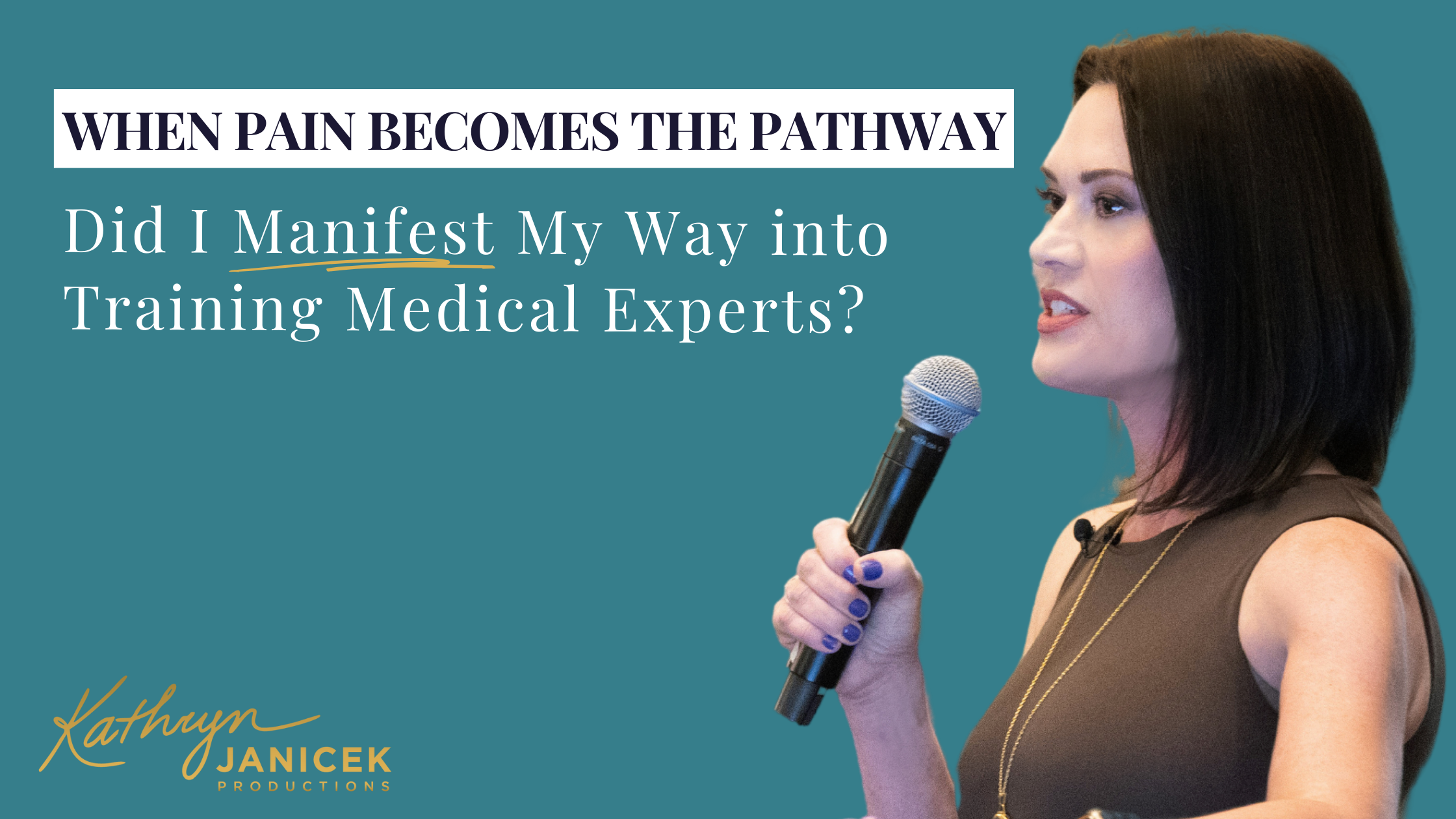 Did I Manifest My Way into Training Medical Experts?