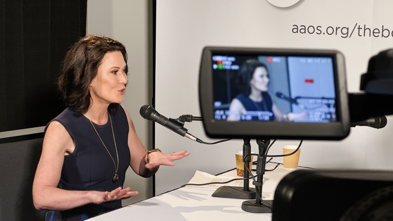 Kathryn Janicek on the AAOS podcast