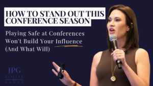 standing out at a conference