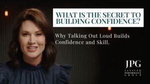 why talking out load helps with confidence